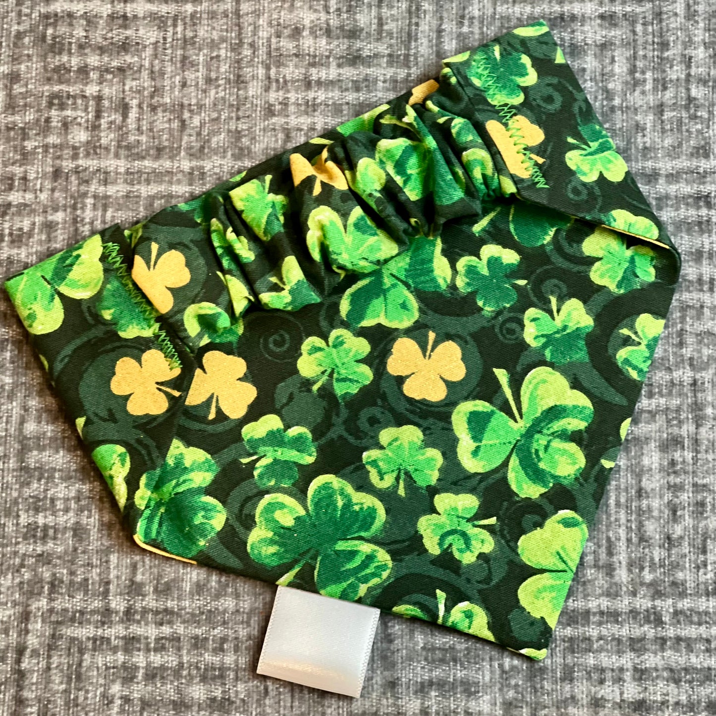 St. Patrick's Day Shamrock Clover Doggy Bandana