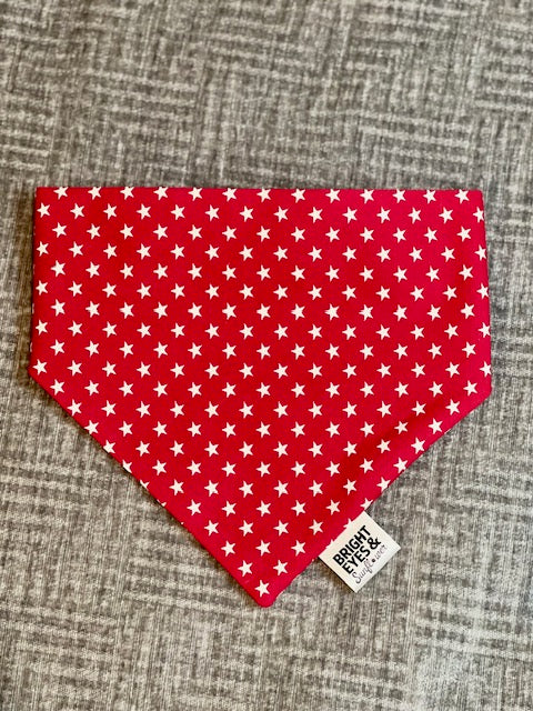 Patriotic Stars Doggy Bandana