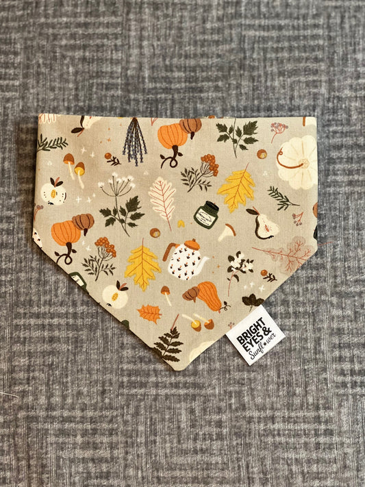 Pumpkin Patch Botanicals Scrunchie Doggy Bandana