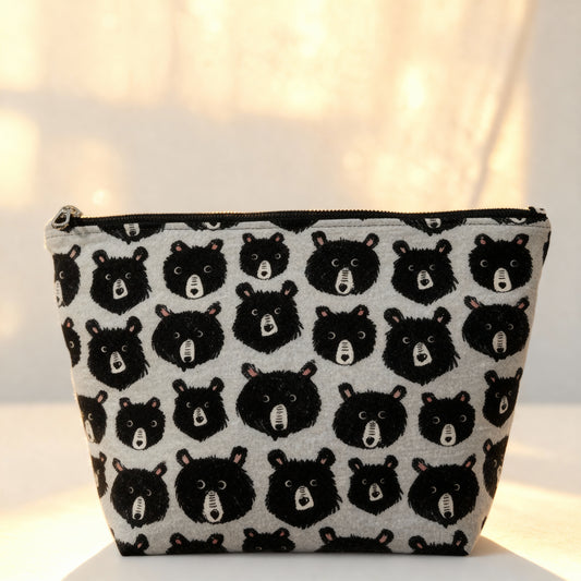 X-Large Cotton Zipper Pouches