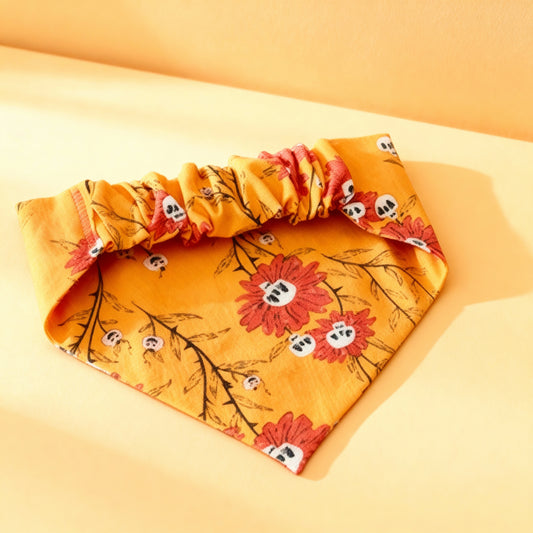 Death Garden (Flower) Scrunchie Doggy Bandana
